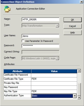 HTTP Application type