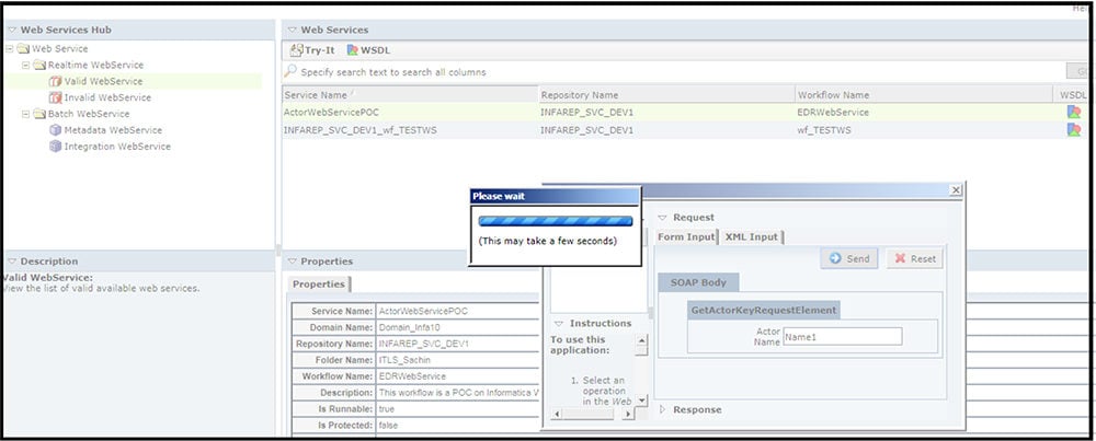 Testing webservice 1