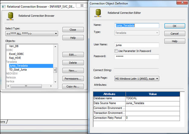 Relational Connection Configuration