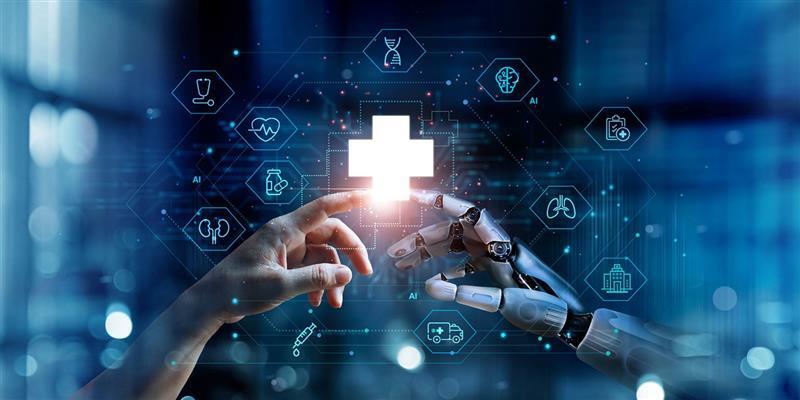 Illustration of Mastech Digital’s Agentic AI platform streamlining prior authorization with automated clinical review and faster approvals.